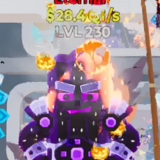 Fortnite Steal the Brainrot El Crunchador Void 28.4Qi/s Lvl 230 4 Traits