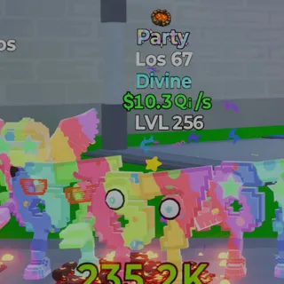 Fortnite Go Up for Brainrots Los 67 Party 1 trait 10.3Qi/s lvl 256