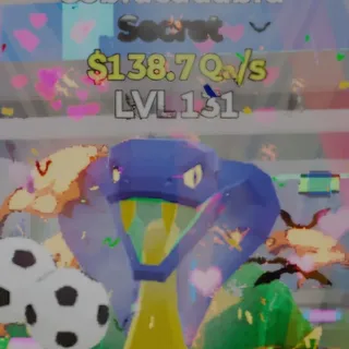 Fortnite Steal the Brainrot Cobracadabra Football 138.7Qa/s Lvl 131 7 Traits