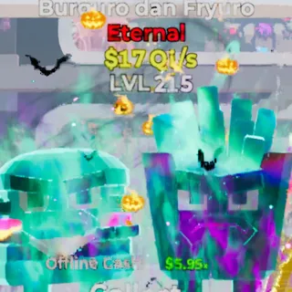 Fortnite Steal the Brainrot Burguro dan Fryuro Halloween 17Qi/s Lvl 215 2 Traits