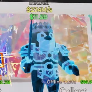 Fortnite Steal the Brainrot Penguini Armorini Kingini Ice And Fire 234M/s