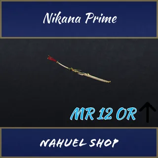 weapon | nikana prime