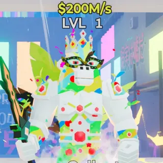 Fortnite Steal the Brainrot Chimpanzini Kingini Carnival 200M/s Lvl 1