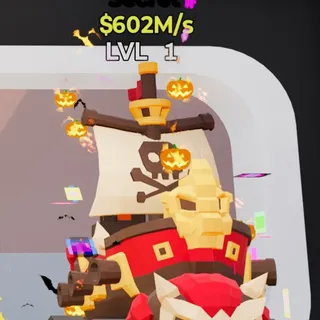 Fortnite Steal the Brainrot Wreckspire Roller Default 4 Traits 602M/s Lvl 1
