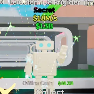 Fortnite Steal the Brainrot Le Golem De Frigider 18M/s