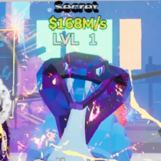 Fortnite Steal the Brainrot Cobracadabra Galaxy 168M/s Lvl 1 3 Traits