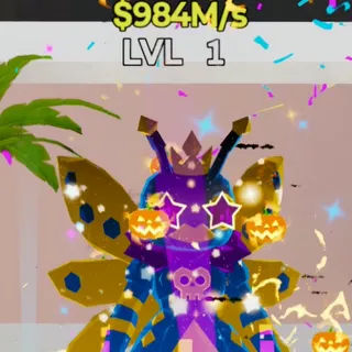 Fortnite Steal the Brainrot Scarabella Rave 3 Traits 984M/s Lvl 1