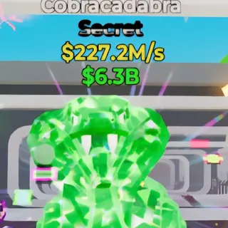 Fortnite Steal the Brainrot Cobracadabra Crystal 1 Trait 227.2M/s
