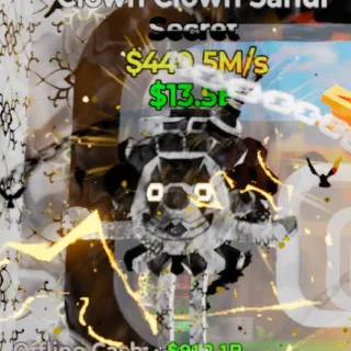 Fortnite Steal the Brainrot Clown Clown Sahur Gothic 1 Trait 449.5M/s
