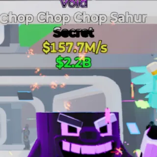 Fortnite Steal the Brainrot Chop Chop Chop Sahur Void 2 Traits 157.7M/s