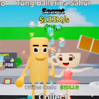 Fortnite Steal the Brainrot Tung Ballerina Sahur 133M/s