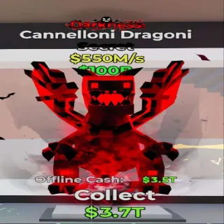 Fortnite Steal the Brainrot Cannelloni Dragoni Darkness 550M/s