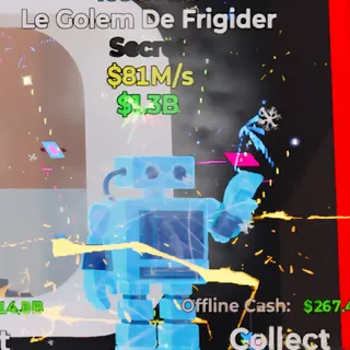 Fortnite Steal the Brainrot Le Golem De Frigider 81M/s