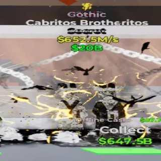 Fortnite Steal the Brainrot Cabritos Brotheritos Gothic 1 Trait 652.5M/s