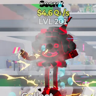 Fortnite Steal the Brainrot Clown Clown Sahur Darkness 4 traits 4.6Qi/s lvl 201