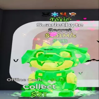 Fortnite Steal the Brainrot Scarletbyte Toxic 4 Traits 301M/s