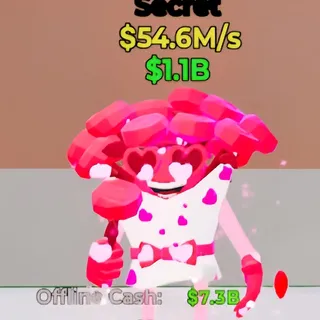 Fortnite Steal the Brainrot Rosalero Lovely 54.6M/s