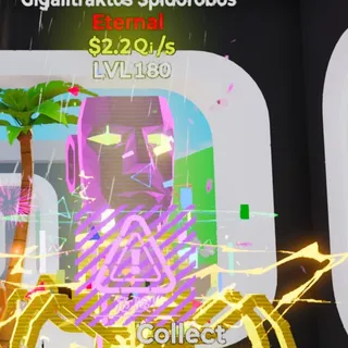 Fortnite Steal the Brainrot Gigalitraktos Spidorobos Neon Eternal 2.2Qi/s Lvl 180 1 Trait