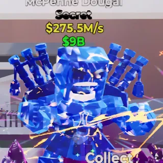 Fortnite Steal the Brainrot Mcpenne Dougal Crystal 1 Trait 275.5M/s