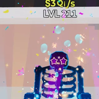Fortnite Steal the Brainrot Bone Throne Rave 3Qi/s Lvl 211 3 Traits
