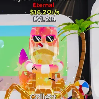 Fortnite Steal the Brainrot Gigalitraktos Spidorobos Summer 16.2Qi/s Lvl 211 3 Traits