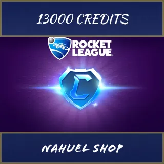 13000 credits rocket league