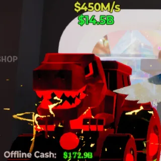 Fortnite Steal the Brainrot Tractoro Dinosauro Darkness 1 Trait 450M/s