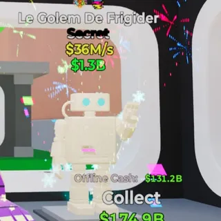 Fortnite Steal the Brainrot Le Golem De Frigider 36M/s