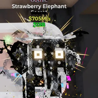 Fortnite Steal the Brainrot Strawberry Elephant Gothic 4 Traits 705M/s