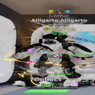 Fortnite Steal the Brainrot Alligarto Alligarto Gothic 3 Traits 916.5M/s
