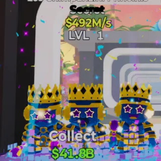 Fortnite Steal the Brainrot Los Chimpanzini Princinis Rave 492M/s Lvl 1