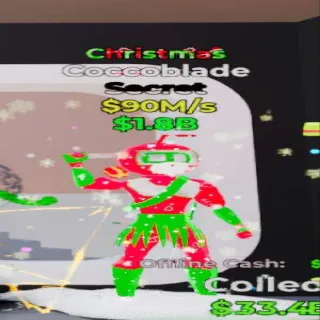 Fortnite Steal the Brainrot Coccoblade Christmas 90M/s