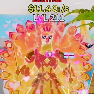 Fortnite Steal the Brainrot Pavonaccio Summer 11.4Qi/s Lvl 211 3 Traits