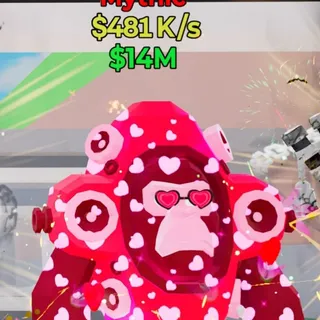 Fortnite Steal the Brainrot Gorillari Altoparlanti Lovely 3 Traits 481K/s