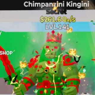Fortnite Steal the Brainrot Chimpanzini Kingini Zombie 261.6Qa/s Lvl 141 6 Traits