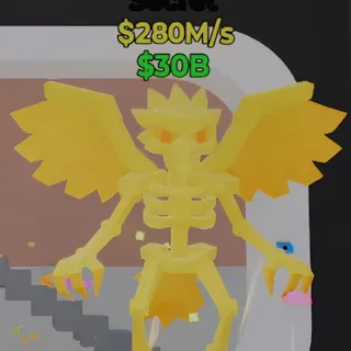 Fortnite Steal the Brainrot Vulturino Skeletono Gold 1 Trait 280M/s