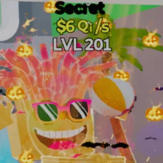 Fortnite Steal the Brainrot Spaghetti Tualetti Summer 6Qi/s Lvl 201 2 Traits