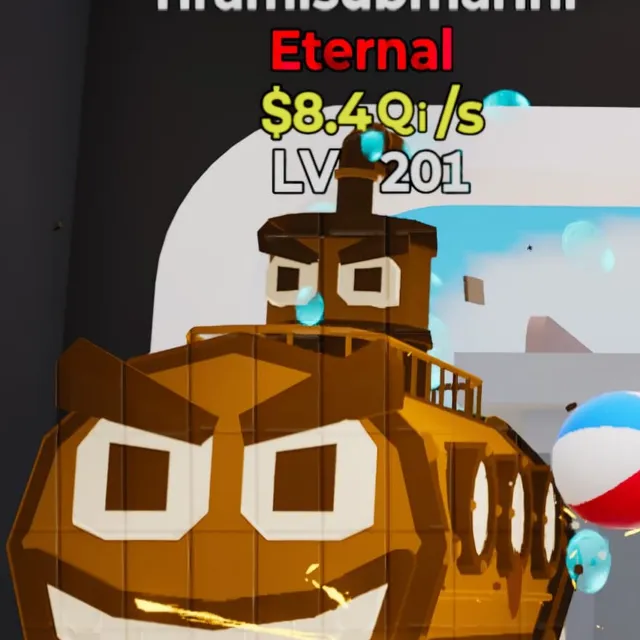 Trait Software Fortnite Steal the Brainrot Tiramisubmarini Chocolate 8.4Qi/s Lvl 201 2 ...