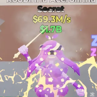 Fortnite Steal the Brainrot Roobinha Acerolinha Dreamy 2 Traits 69.3M/s