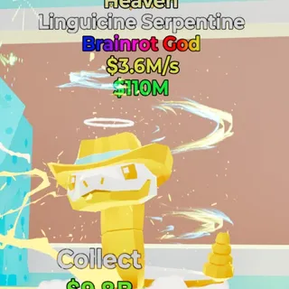 Fortnite Steal the Brainrot Linguicine Serpentine 3.6M/s
