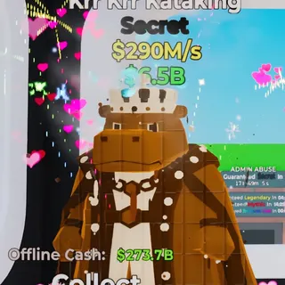 Fortnite Steal the Brainrot Krr Krr Kataking 290M/s