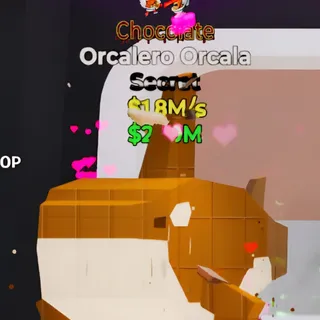 Fortnite Steal the Brainrot Orcalero Orcala Chocolate 2 Traits 18M/s