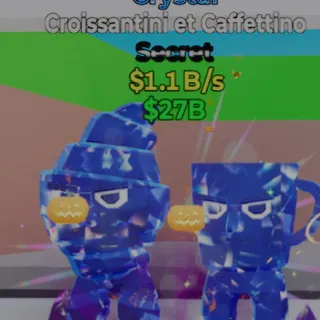 Fortnite Steal the Brainrot Croissantini Et Caffettino Crystal 1 Trait 1.1B/s