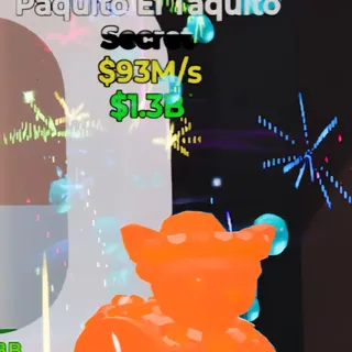 Fortnite Steal the Brainrot Paquito El Taquito Rainbow 2 Traits 93M/s