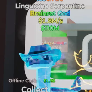 Fortnite Steal the Brainrot Linguicine Serpentine Ice And Fire 1.8M/s