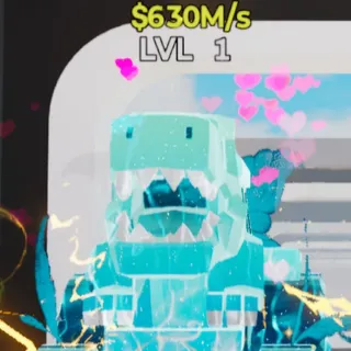 Fortnite Steal the Brainrot Tractoro Dinosauro Magical 630M/s Lvl 1 2 Traits