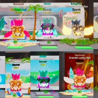 Fortnite Steal the Brainrot Grande Lucky Rot Bundle (Summer/Neon/Aqua/Magical/Summer BG)