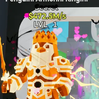 Fortnite Steal the Brainrot Penguini Armorini Kingini Halloween 472.5M/s Lvl 1 1 Trait