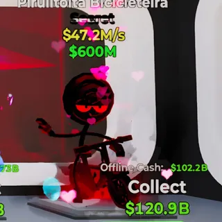 Fortnite Steal the Brainrot Pirulitoita Bicicleteira 47.2M/s