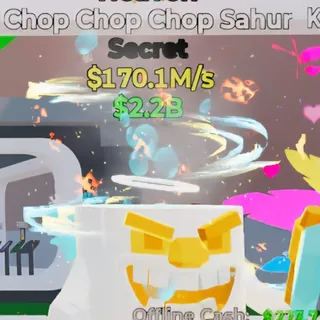 Fortnite Steal the Brainrot Chop Chop Chop Sahur Heaven 3 Traits 170.1M/s
